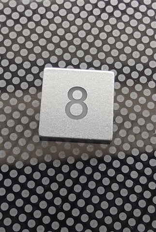 Tastenkappe 10*10mm² "8"
