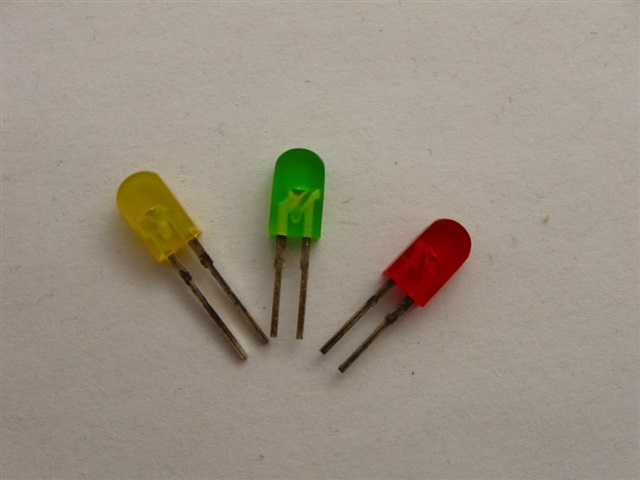 LED, rot, flach, 5mm breit